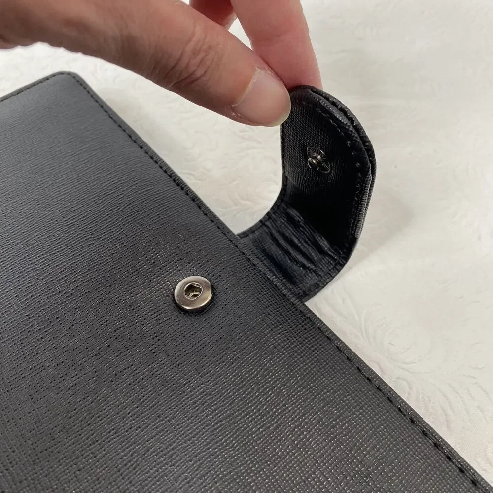 Cloth and Paper Foundations Black Leather Planner - Picture 5 of 16